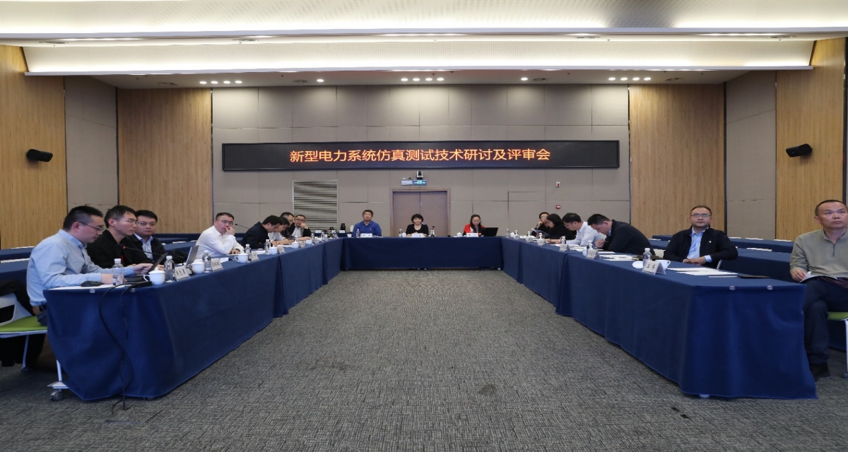 新型电力系统仿真测试手艺钻研及评审会